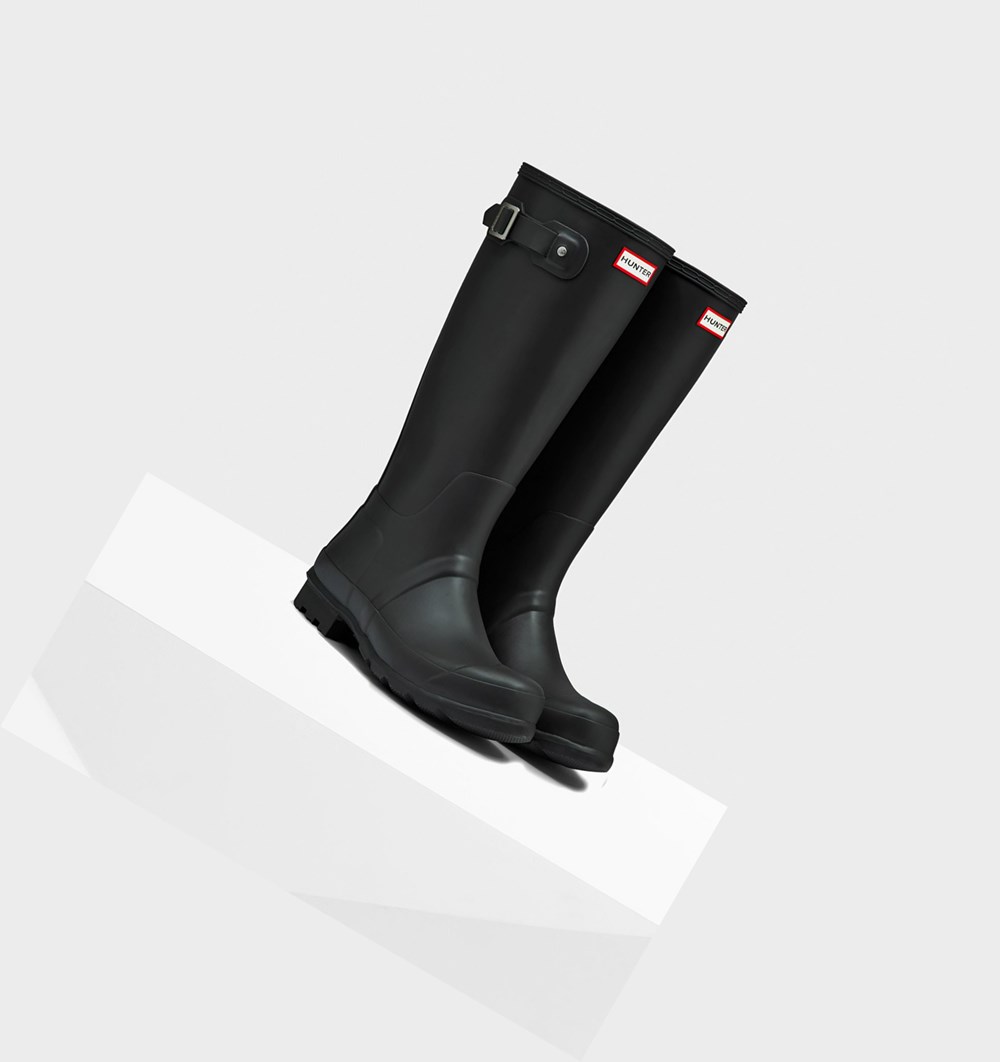 Botas de Agua Hunter Original Hombre Negras | 180TXNZQI
