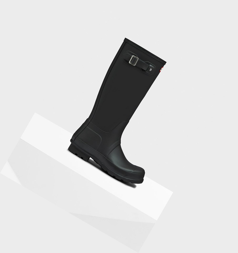 Botas de Agua Hunter Original Hombre Negras | 180TXNZQI