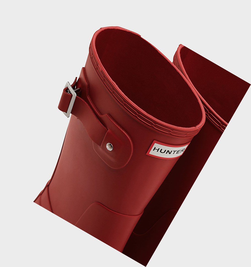 Botas de Agua Hunter Original Hombre Rojas | 935YCRLOB