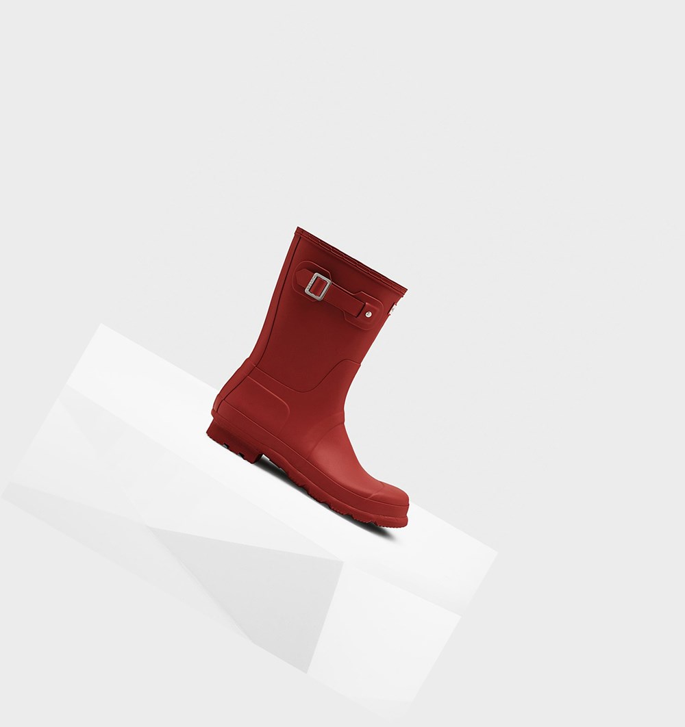 Botas de Agua Hunter Original Hombre Rojas | 935YCRLOB