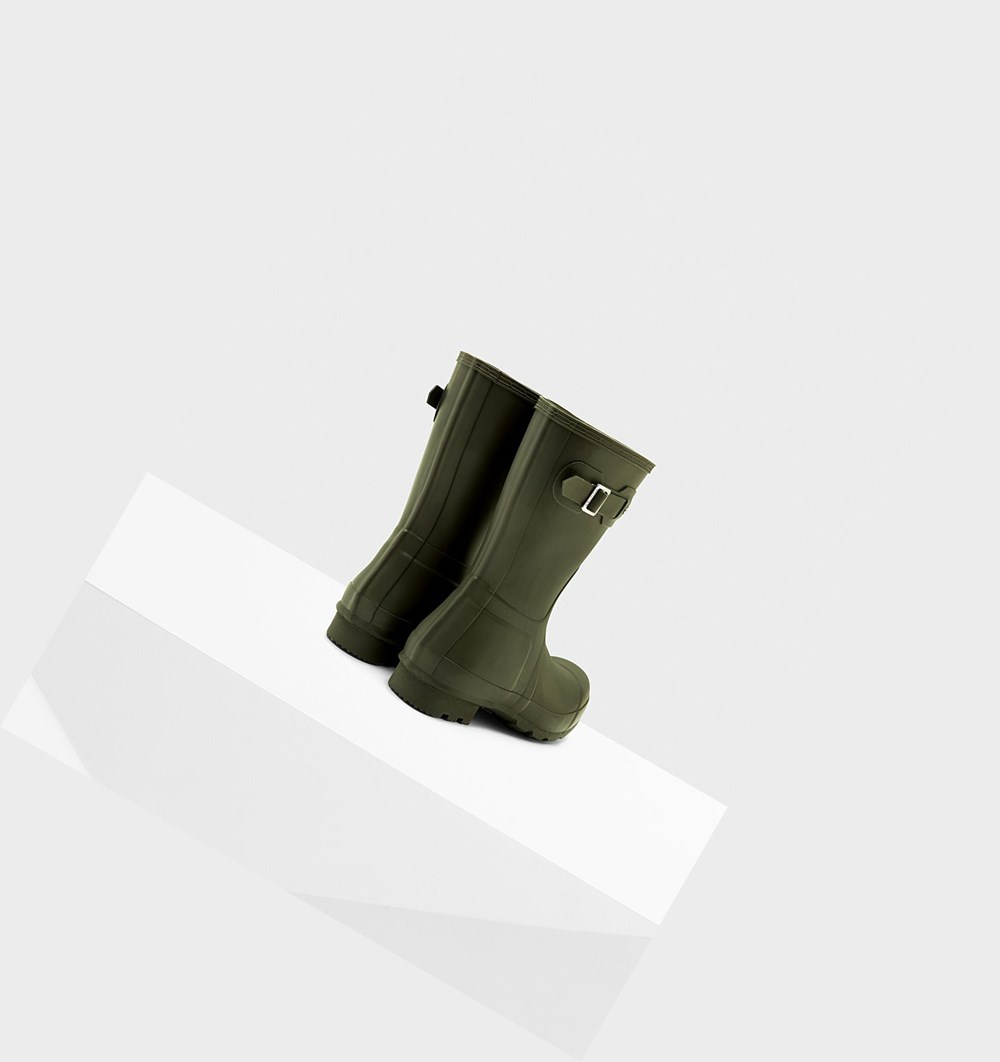 Botas de Agua Hunter Original Hombre Verde Oliva | 630HYJAQC