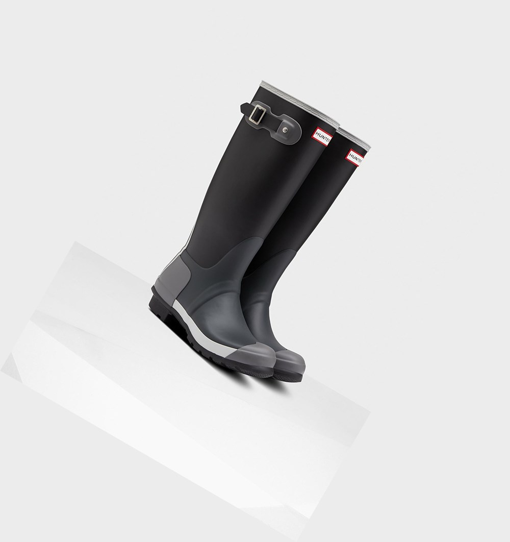 Botas de Agua Hunter Original Inside Out Mujer Negras | 906EHPZNC