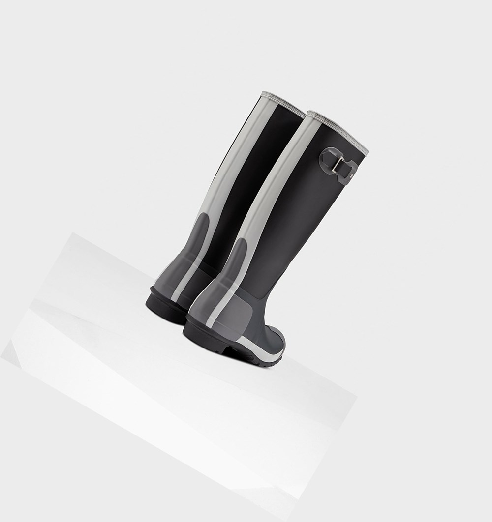 Botas de Agua Hunter Original Inside Out Mujer Negras | 906EHPZNC
