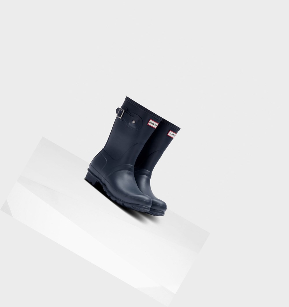 Botas de Agua Hunter Original Insulated Mujer Azul Marino | 350DYHRIA