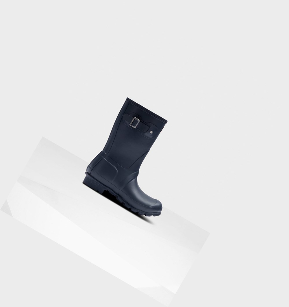 Botas de Agua Hunter Original Insulated Mujer Azul Marino | 350DYHRIA