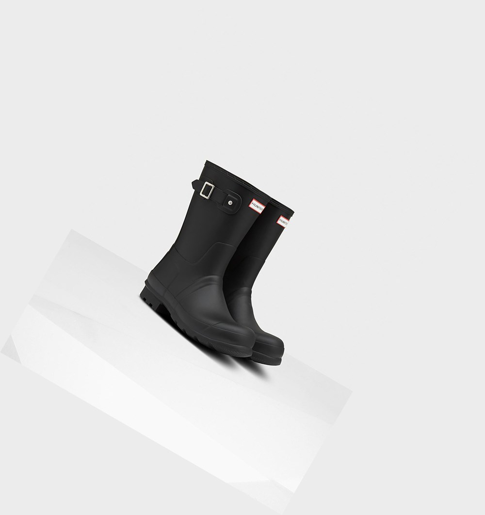 Botas de Agua Hunter Original Insulated Hombre Negras | 401BAJGWS