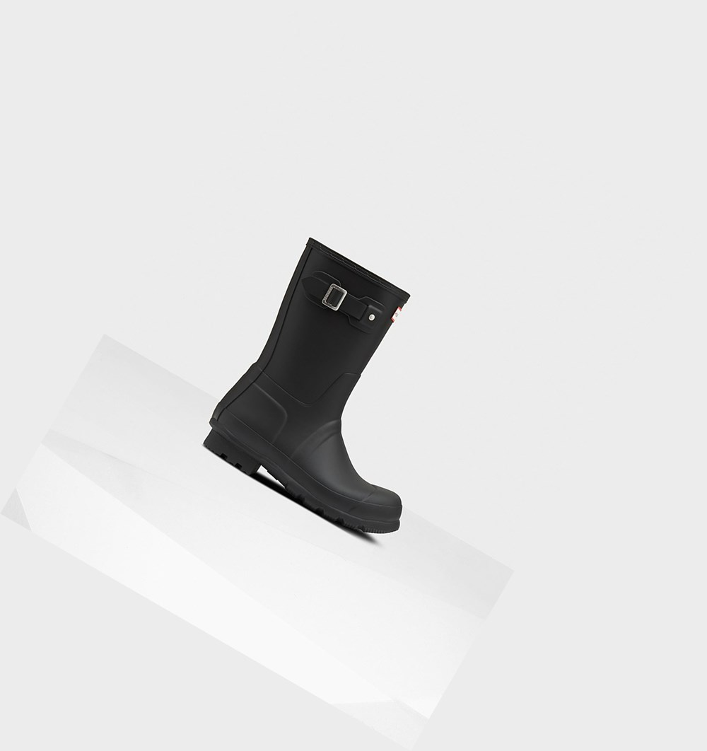 Botas de Agua Hunter Original Insulated Hombre Negras | 401BAJGWS