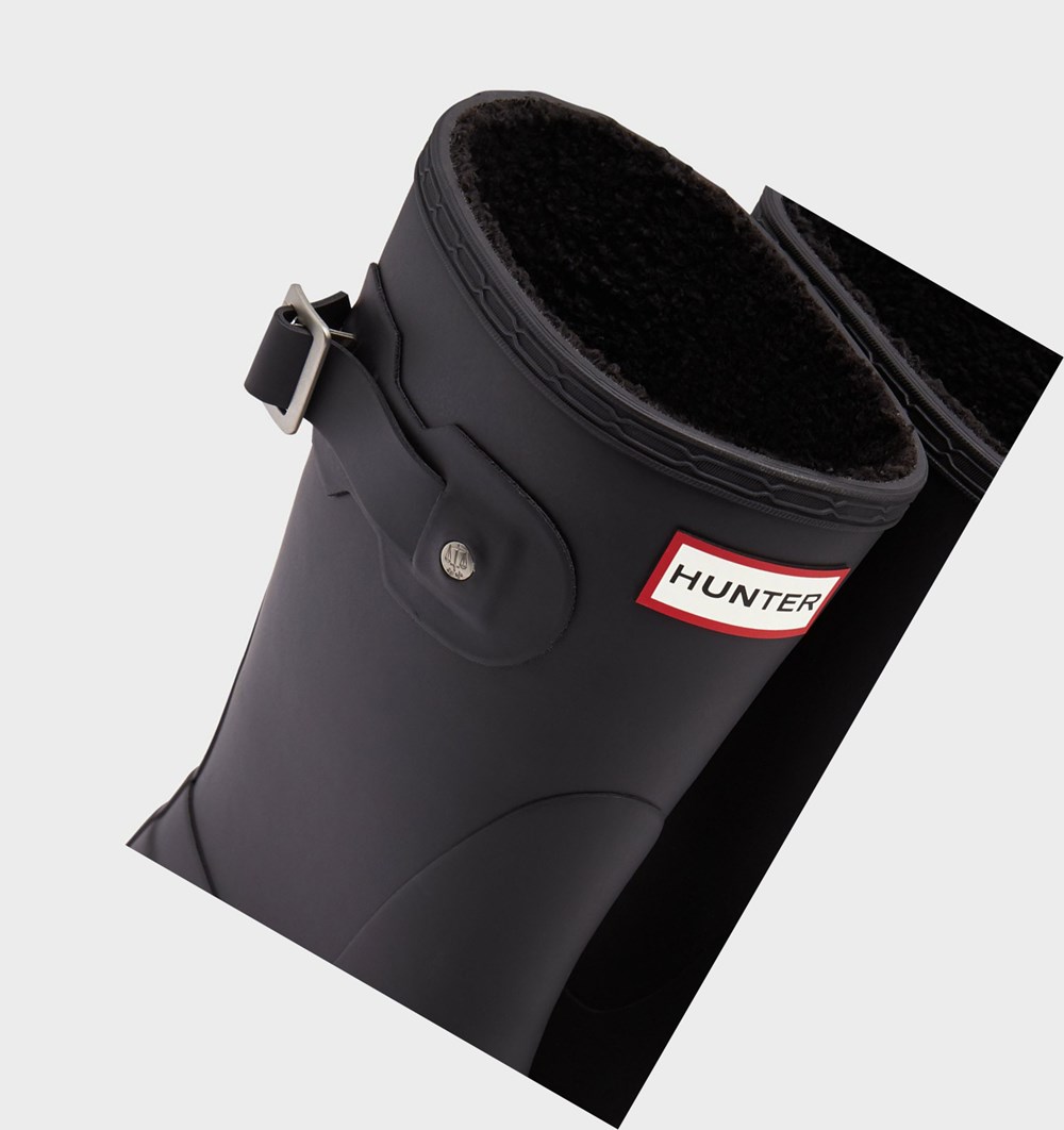 Botas de Agua Hunter Original Insulated Mujer Negras | 617GTWNIB