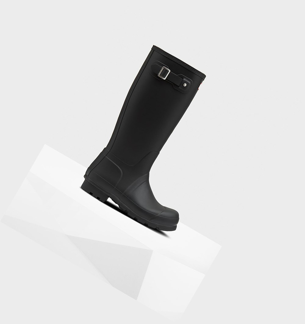 Botas de Agua Hunter Original Insulated Hombre Negras | 785DFRPCM
