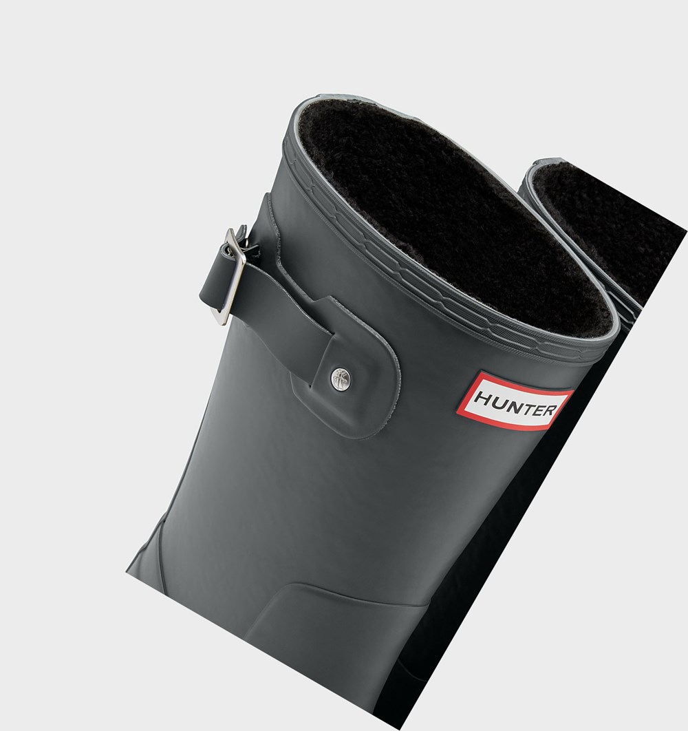 Botas de Agua Hunter Original Insulated Hombre Verde | 950ENVAWY