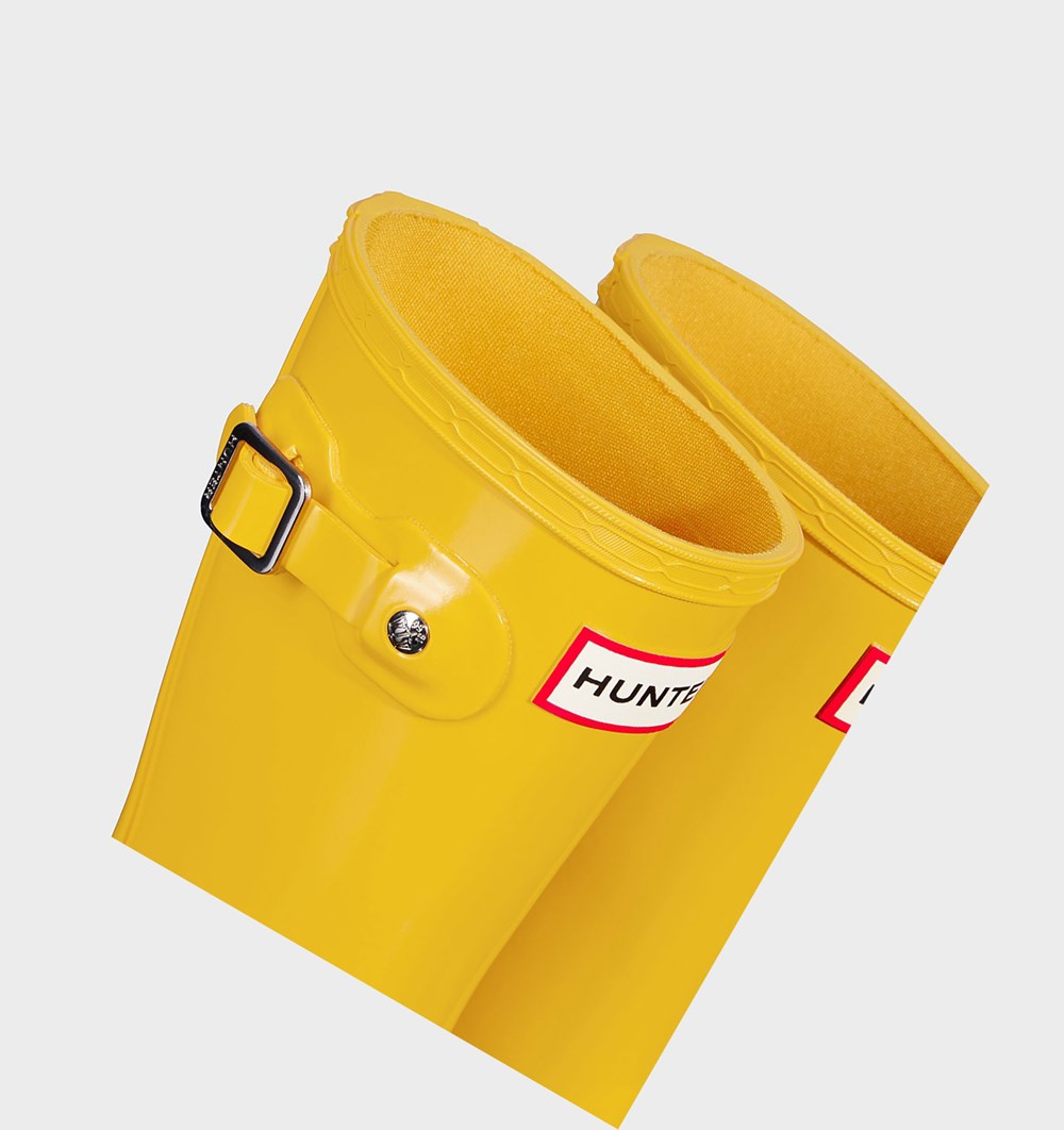 Botas de Agua Hunter Original Little Gloss Niños Amarillo | 289MHRADE