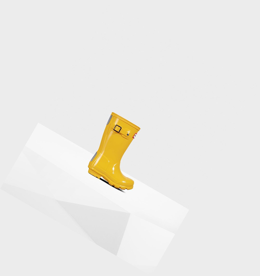 Botas de Agua Hunter Original Little Gloss Niños Amarillo | 289MHRADE