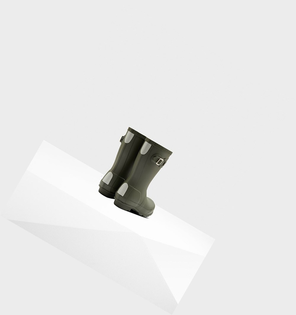 Botas de Agua Hunter Original Little Niños Verde Oliva | 089AGVWFY