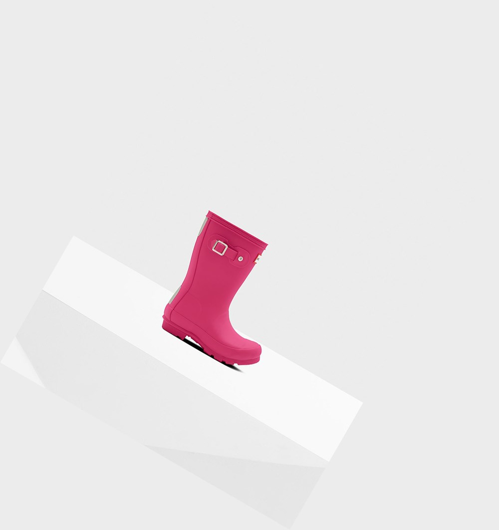 Botas de Agua Hunter Original Little Niños Rosas Claro | 654DCBTMY