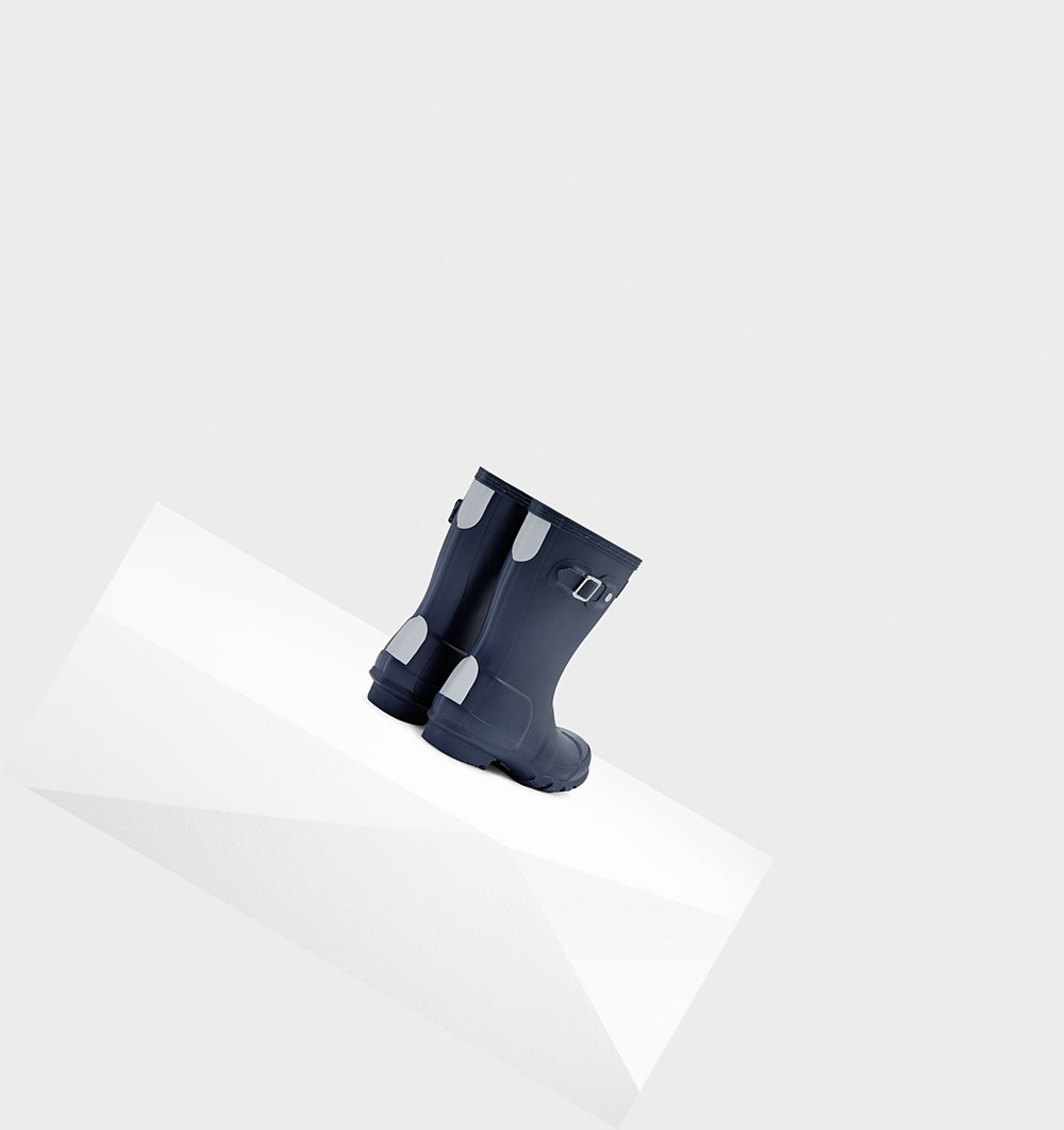 Botas de Agua Hunter Original Little Niños Azul Marino | 917JYMXNL