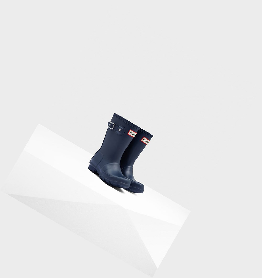 Botas de Agua Hunter Original Little Niños Azul Marino | 917JYMXNL