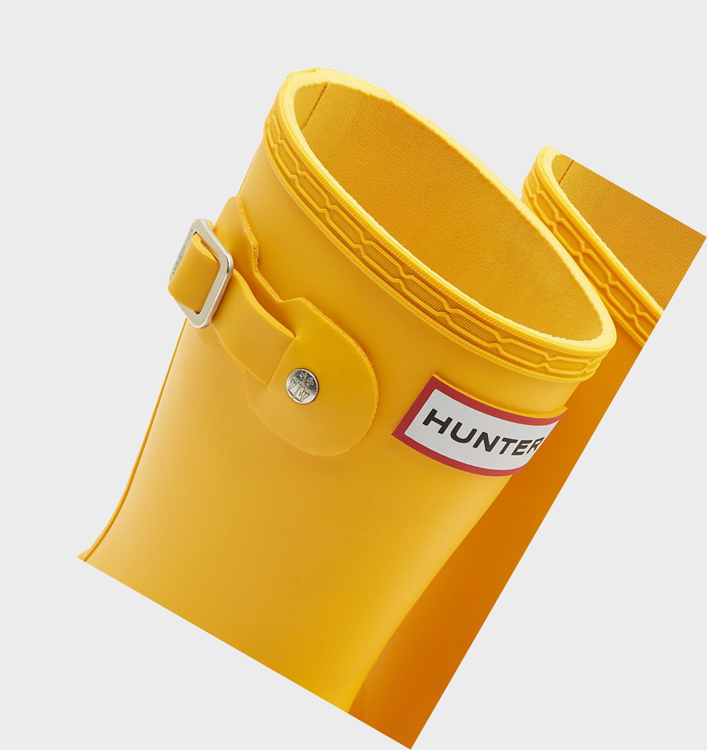 Botas de Agua Hunter Original Little Niños Amarillo | 940GMQESP