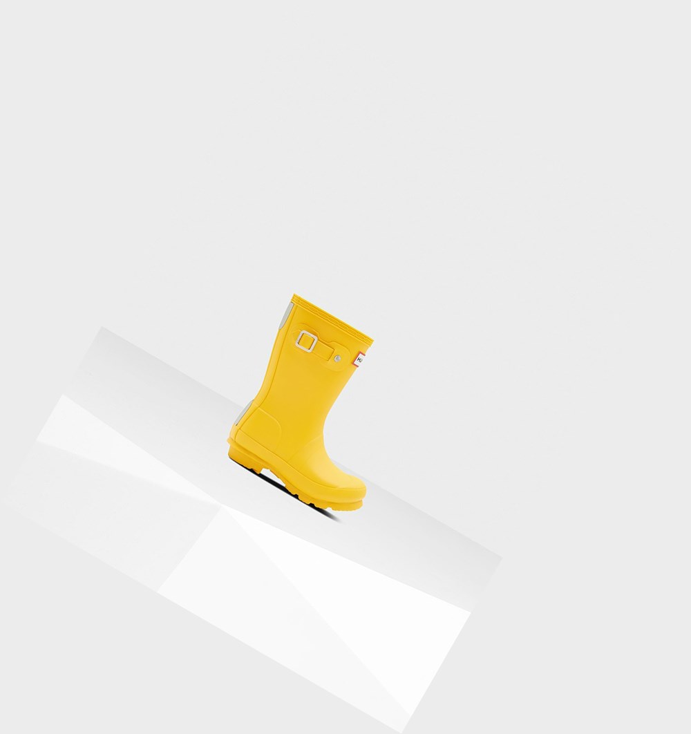 Botas de Agua Hunter Original Little Niños Amarillo | 940GMQESP