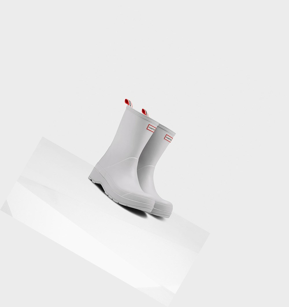 Botas de Agua Hunter Original Mid-Altura Rain Hombre Gris | 750WHRYPT