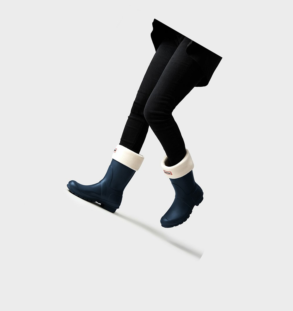 Botas de Agua Hunter Original Mujer Azul Marino | 182FBQCAY
