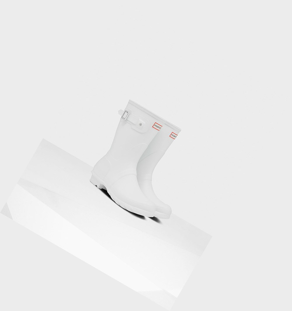 Botas de Agua Hunter Original Mujer Blancas | 214JUDHOQ