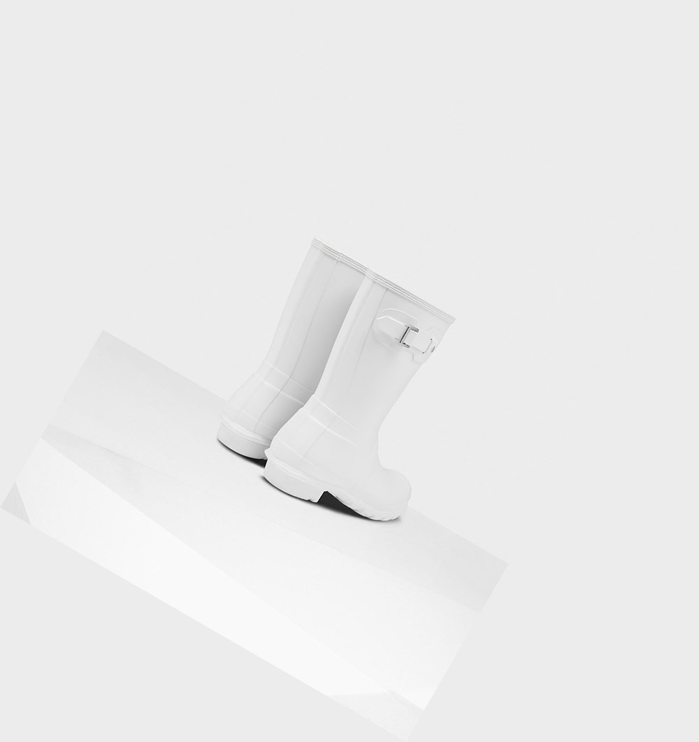 Botas de Agua Hunter Original Mujer Blancas | 214JUDHOQ