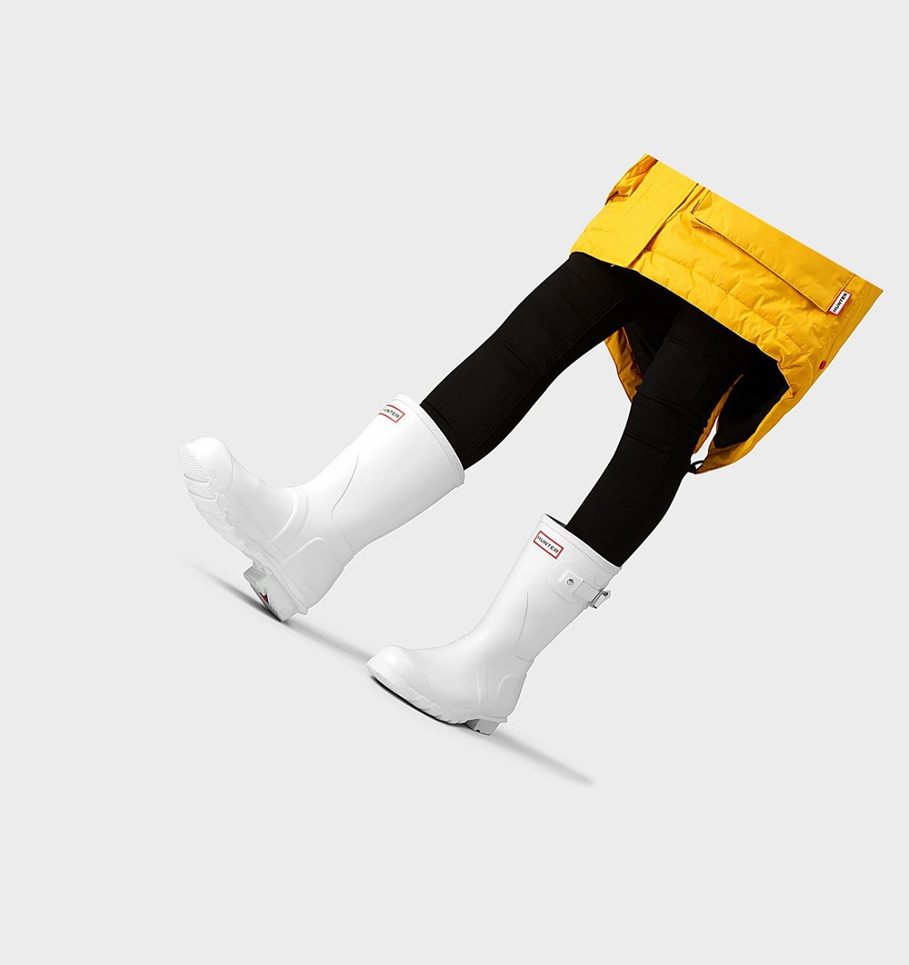 Botas de Agua Hunter Original Mujer Blancas | 214JUDHOQ