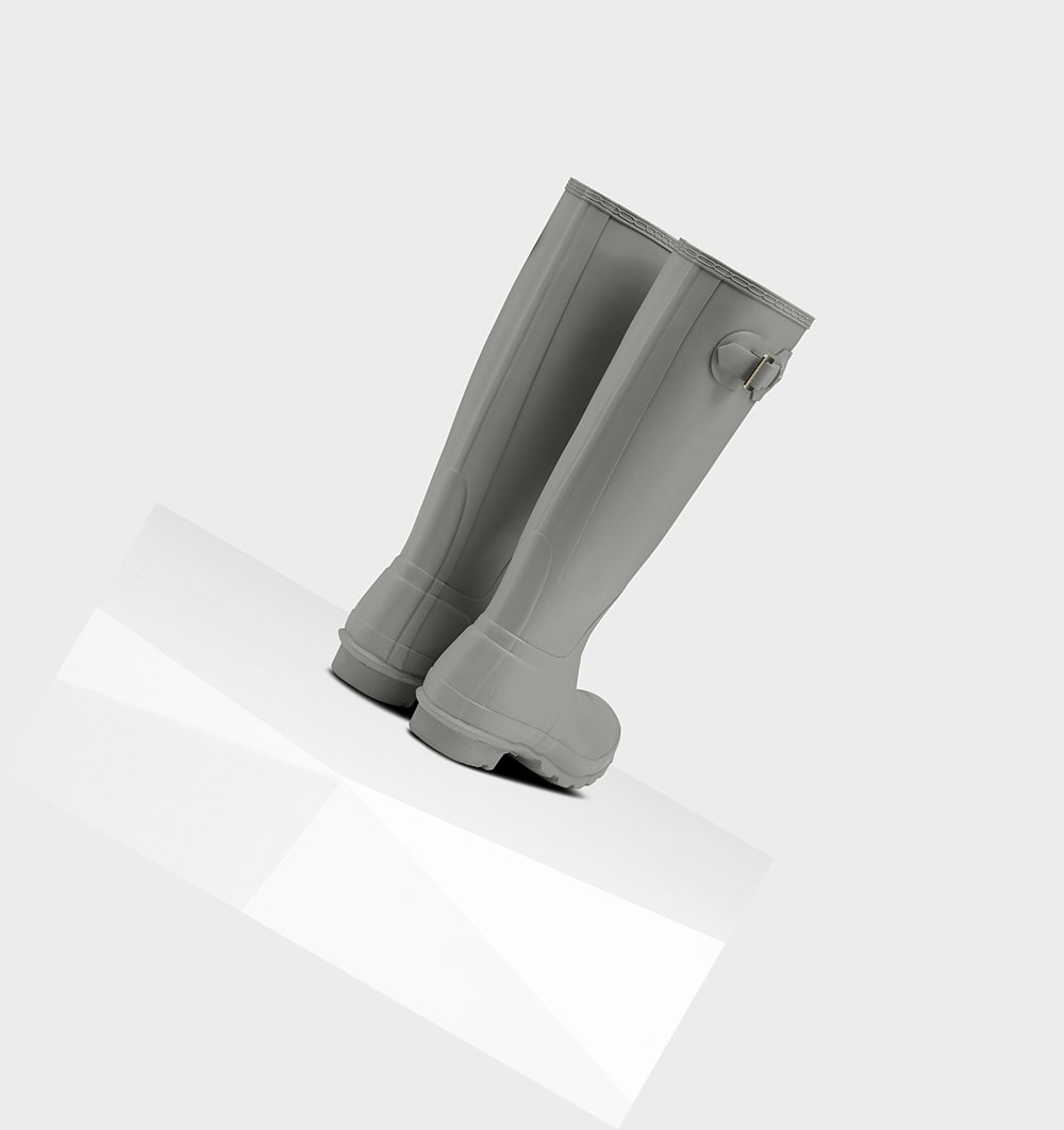 Botas de Agua Hunter Original Mujer Gris | 807SDUZNW