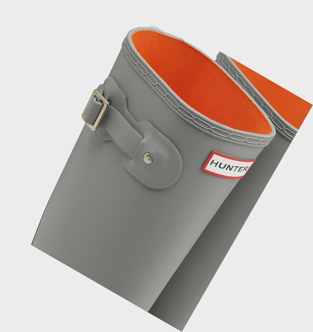 Botas de Agua Hunter Original Mujer Gris | 807SDUZNW