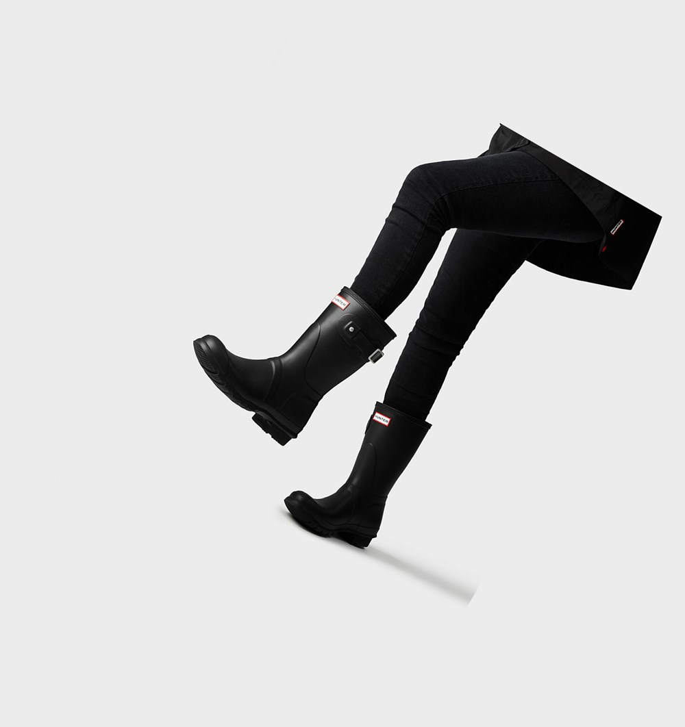 Botas de Agua Hunter Original Mujer Negras | 160DLVWQI