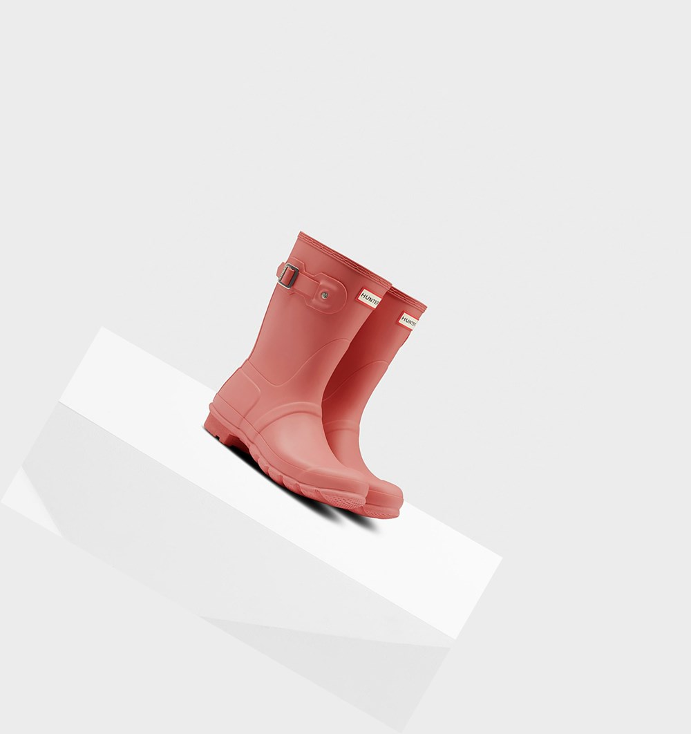 Botas de Agua Hunter Original Mujer Rosas | 406XGRASY