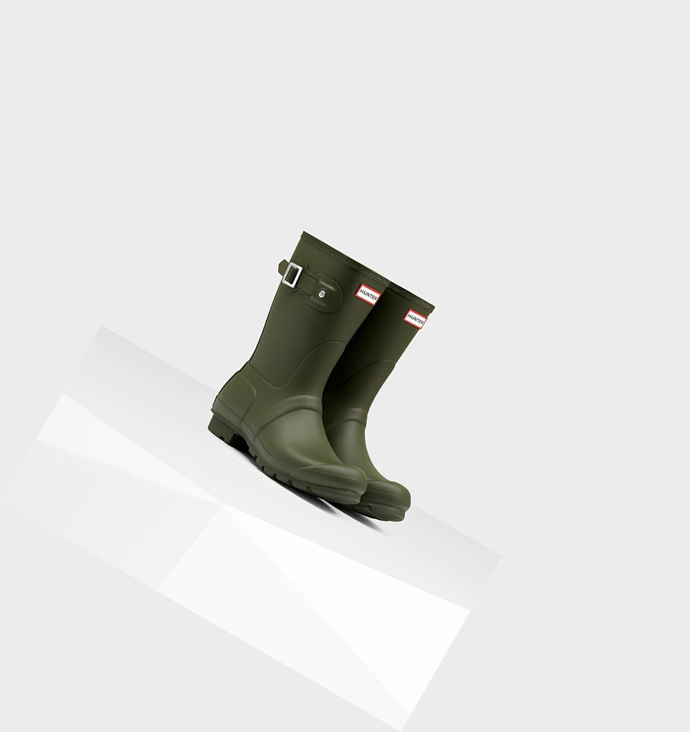 Botas de Agua Hunter Original Mujer Verde Oliva | 397KCZWTD