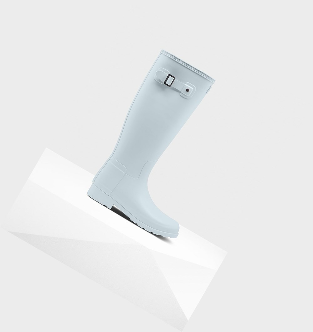 Botas de Agua Hunter Original Refined Mujer Gris | 247NZSMGI