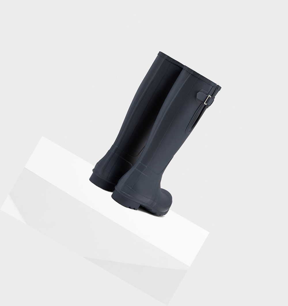 Botas de Agua Hunter Original Side Adjustable Hombre Azul Marino | 362FRESPO