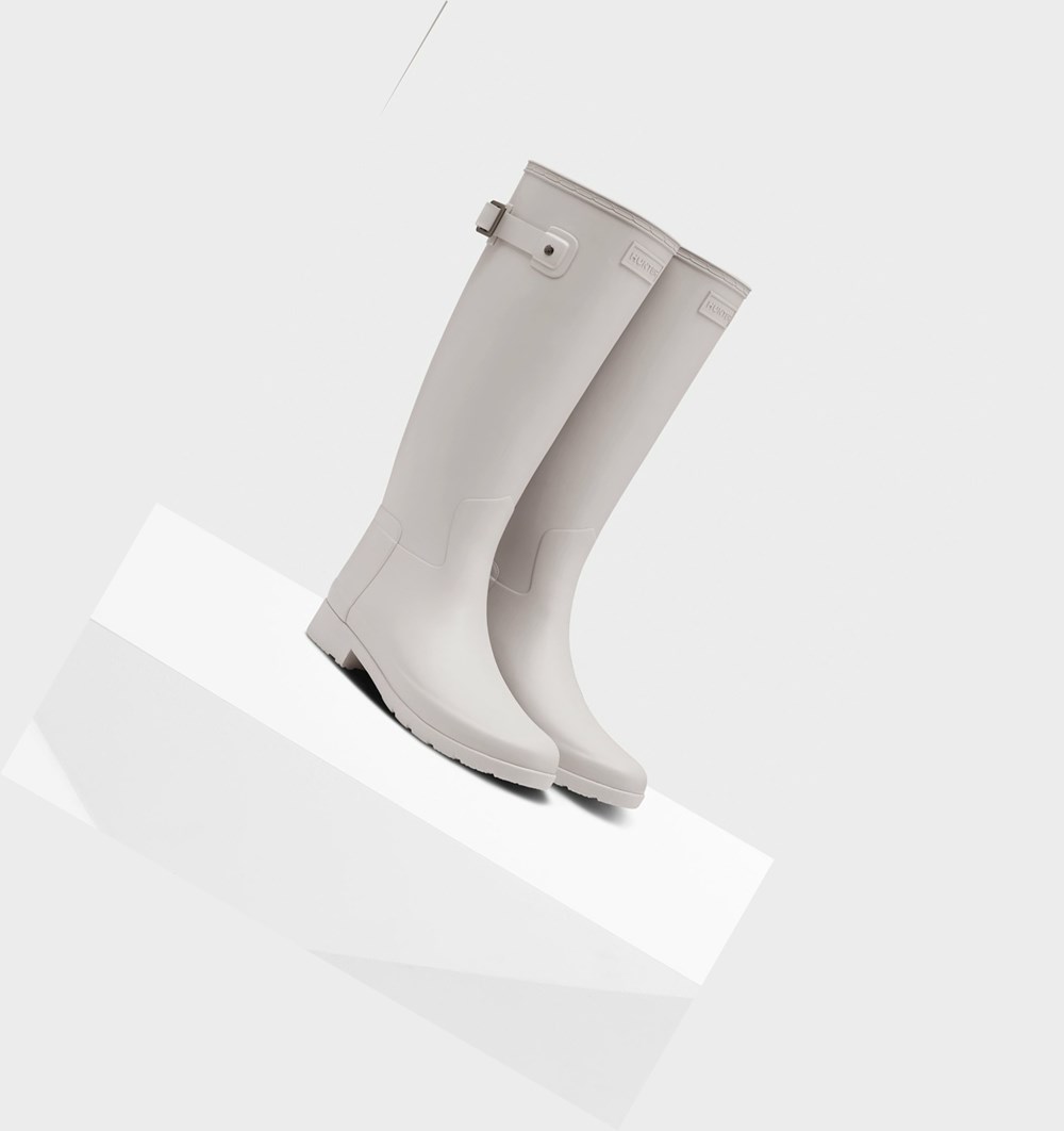Botas de Agua Hunter Refined Slim Fit Mujer Gris | 690VIAOUS