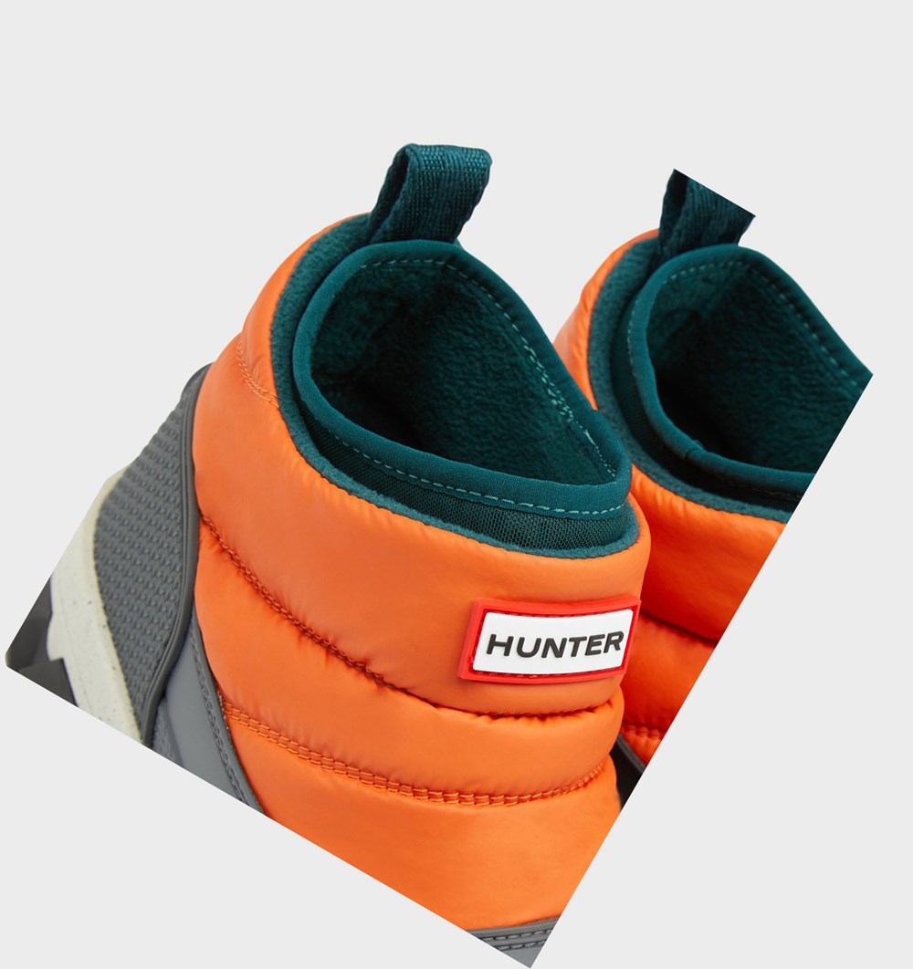 Botas de Nieve Hunter Original Insulated Ankle Mujer Naranjas | 297PZNDIE
