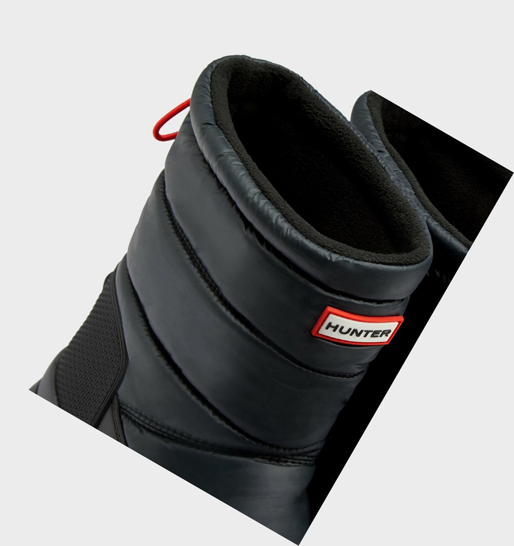 Botas de Nieve Hunter Original Insulated Corta Hombre Negras | 804FRDBIH