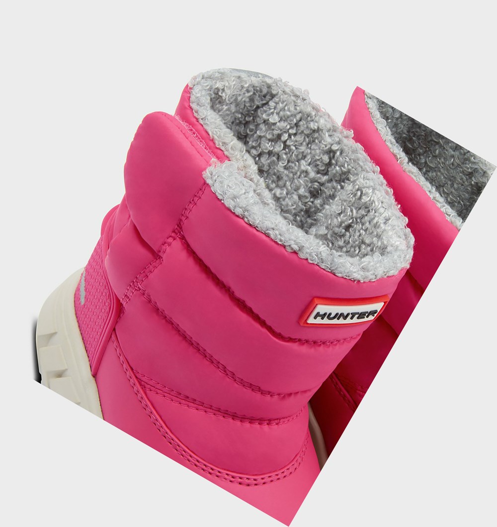 Botas de Nieve Hunter Original Little Insulated Niños Rosas Claro | 154DOVPQW