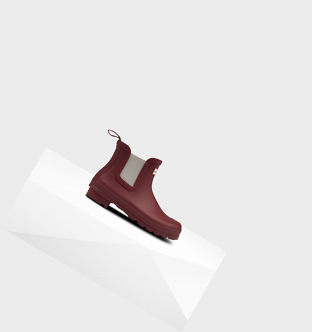 Botines Chelsea Hunter Original Mujer Gris Rojas Turquesa Gris Claro | 602GOVTAF