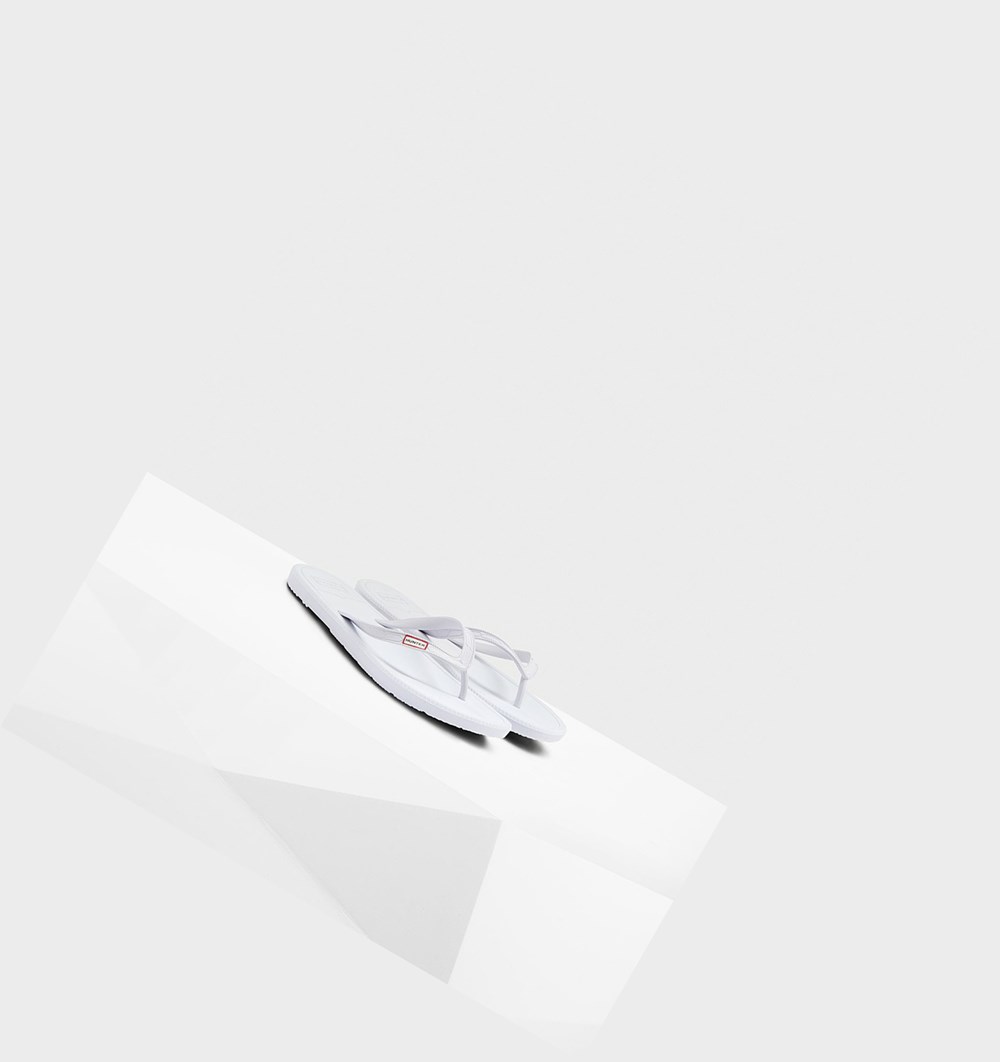 Chanclas Hunter Original Hombre Blancas | 906GJEFUN
