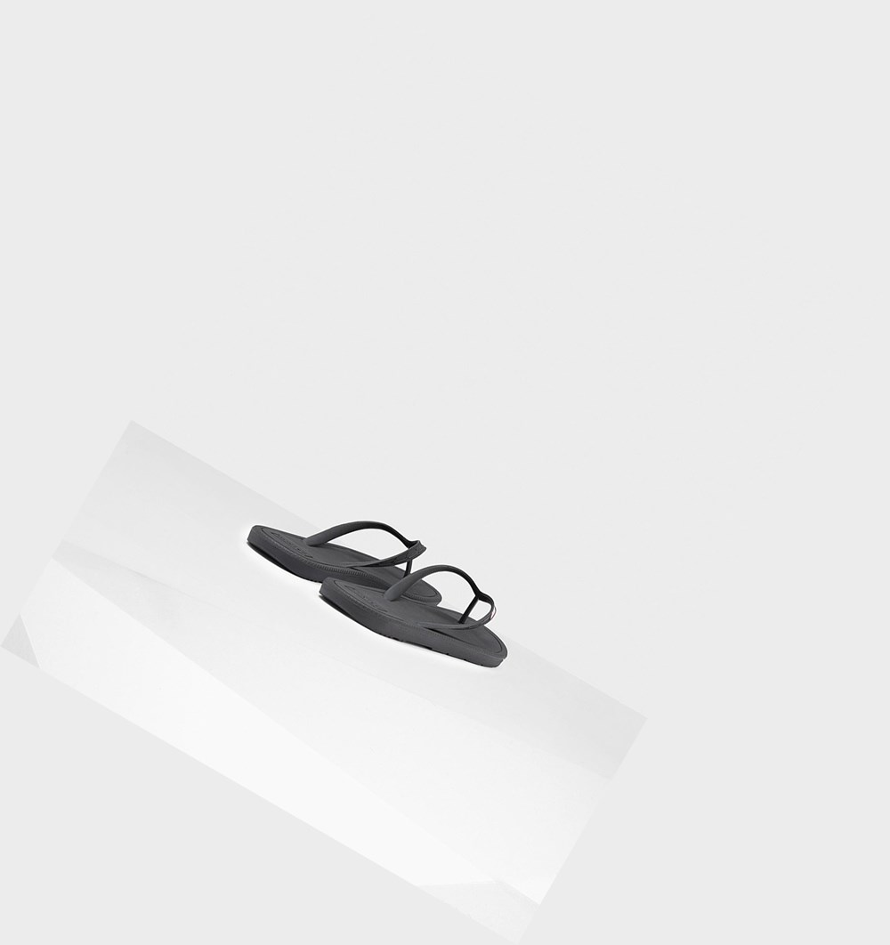 Chanclas Hunter Original Hombre Negras | 329JVUSBL