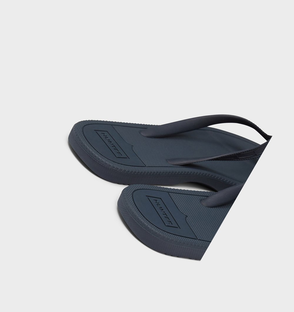 Chanclas Hunter Original Mujer Azul Marino | 829ZGWCAE