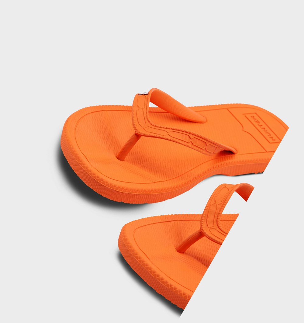 Chanclas Hunter Original Mujer Naranjas | 758DFIGUX