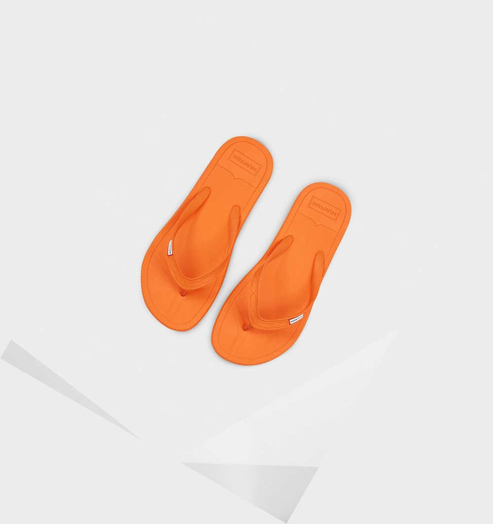 Chanclas Hunter Original Mujer Naranjas | 758DFIGUX