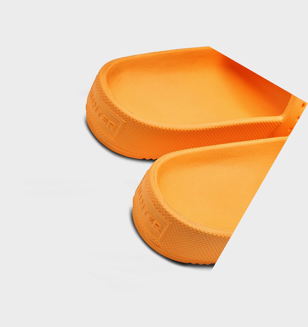 Sandalias de Diapositivas Hunter Original Ligeros Moulded Mujer Naranjas | 234FYWLJX