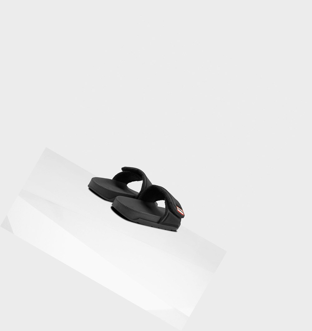Sandalias de Diapositivas Hunter Original Adjustable Mujer Negras | 326CQSGKA