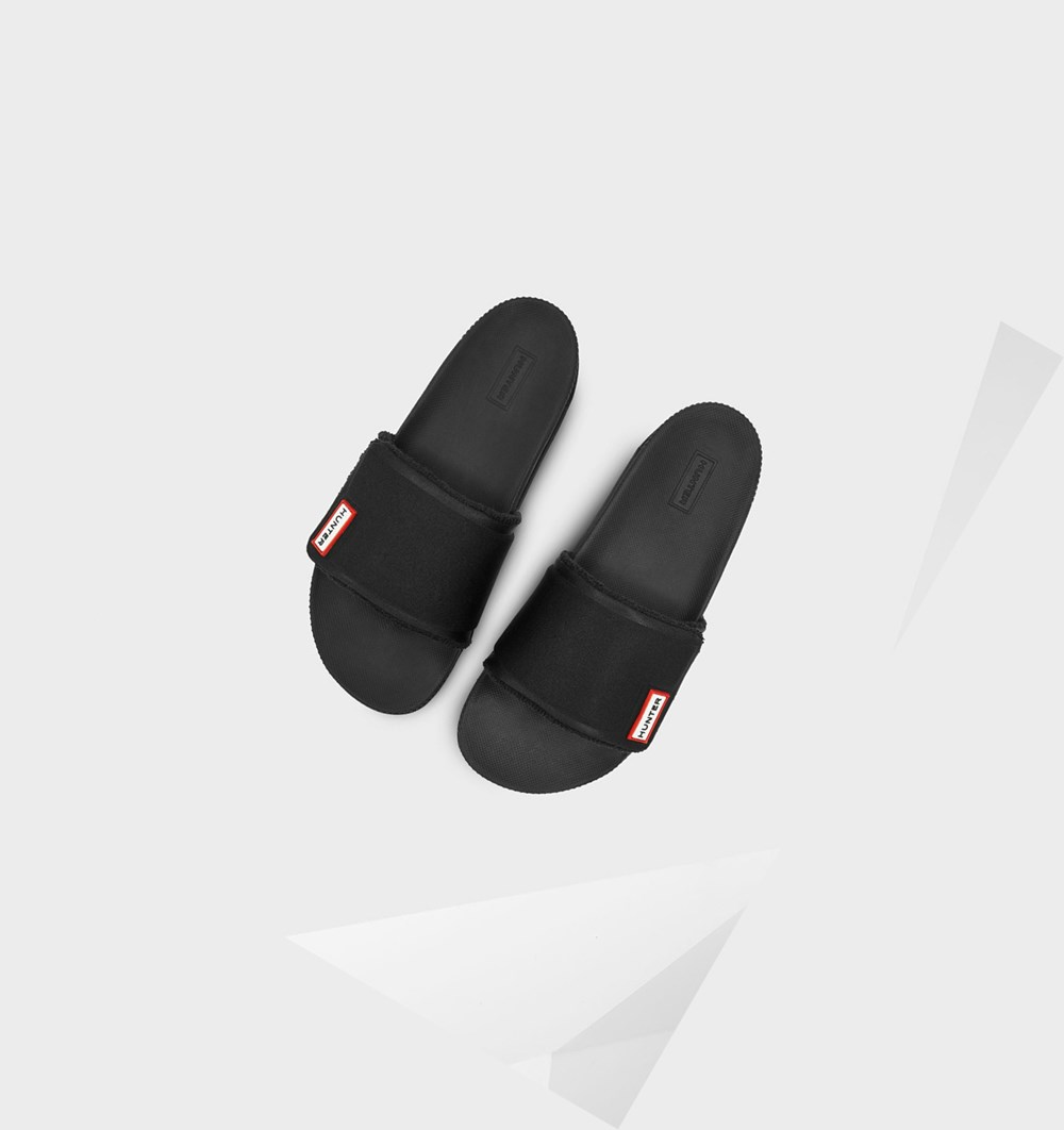 Sandalias de Diapositivas Hunter Original Adjustable Mujer Negras | 326CQSGKA