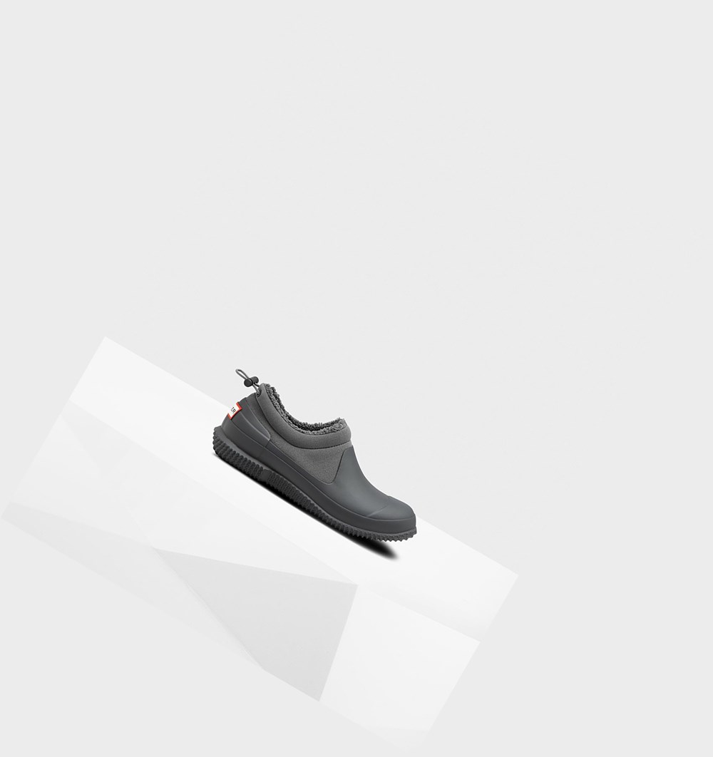 Zapatillas Hunter Original Insulated Sherpa Hombre Gris | 103JYZFKV