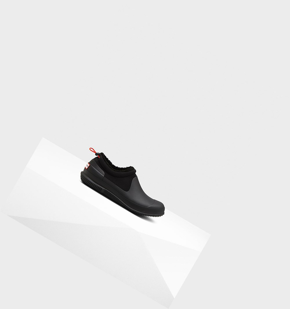 Zapatillas Hunter Original Insulated Sherpa Hombre Negras | 187QIDCXK