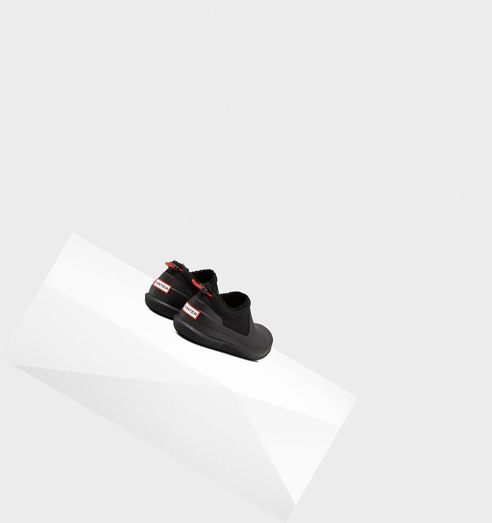 Zapatillas Hunter Original Insulated Sherpa Hombre Negras | 187QIDCXK